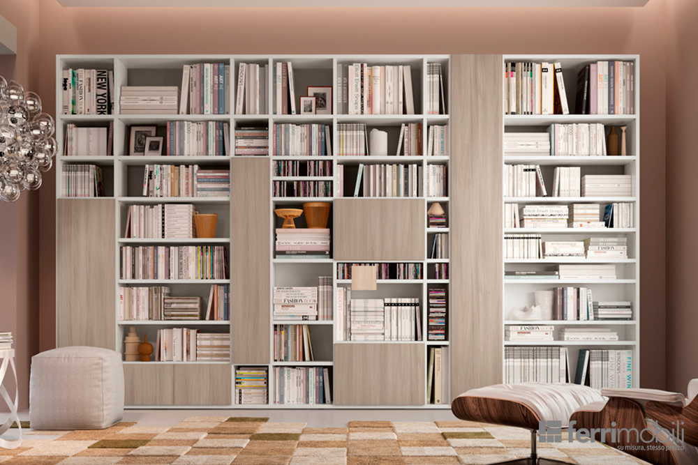 5 idee per decorare la tua libreria - Ferrimobili